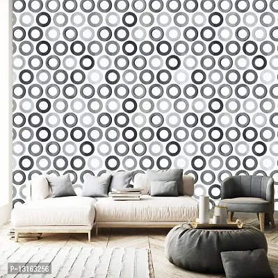 Self Adhesive Wallpapers (CircleWall) Wall Stickers Extra Large (300x40cm) for Bedroom | Livingroom | Kitchen | Hall Etc-thumb3