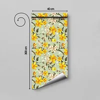 Self Adhesive Wallpapers (BellFlower) Wall Stickers Extra Large (300x40cm) for Bedroom | Livingroom | Kitchen | Hall Etc-thumb1