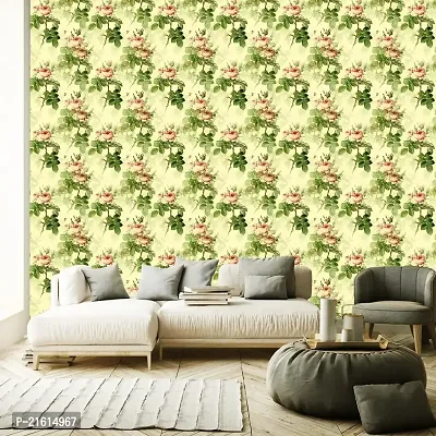 DeCorner - Self Adhesive Wallpaper for Walls (GreenRose) Extra Large Size (300x40) Cm Wall Stickers for Bedroom | Wall Stickers for Living Room | Wall Stickers for Kitchen | Pack of-1-thumb5