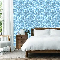 DeCorner - Self Adhesive Wallpaper for Walls (WaterGrass) Extra Large Size (300x40) Cm Wall Stickers for Bedroom | Wall Stickers for Living Room | Wall Stickers for Kitchen | Pack of-1-thumb2