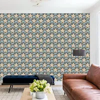 DeCorner - Self Adhesive Wallpaper for Walls (GoldStar) Extra Large Size (300x40) Cm Wall Stickers for Bedroom | Wall Stickers for Living Room | Wall Stickers for Kitchen | Pack of-1-thumb1