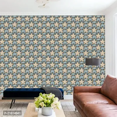 DeCorner - Self Adhesive Wallpaper for Walls (GoldStar) Extra Large Size (300x40) Cm Wall Stickers for Bedroom | Wall Stickers for Living Room | Wall Stickers for Kitchen | Pack of-1-thumb2