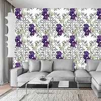 DeCorner - Self Adhesive Wallpaper for Walls (Flower Meadow) Extra Large Size (300x40) Cm Wall Stickers for Bedroom | Wall Stickers for Living Room | Wall Stickers for Kitchen | Pack of-1-thumb3