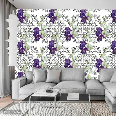 DeCorner - Self Adhesive Wallpaper for Walls (Flower Meadow) Extra Large Size (300x40) Cm Wall Stickers for Bedroom | Wall Stickers for Living Room | Wall Stickers for Kitchen | Pack of-1-thumb4
