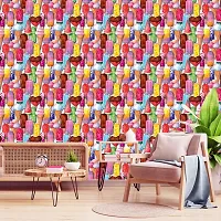 DeCorner - Self Adhesive Wallpaper for Walls (Kulfi) Extra Large Size (300x40) Cm Wall Stickers for Bedroom | Wall Stickers for Living Room | Wall Stickers for Kitchen | Pack of-1-thumb4