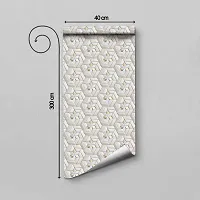 Self Adhesive Wallpapers (Mitsu) Wall Stickers Extra Large (300x40cm) for Bedroom | Livingroom | Kitchen | Hall Etc-thumb1