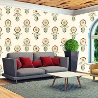 WALLWEAR - Self Adhesive Wallpaper For Walls And Wall Sticker For Home D&eacute;cor (SurajMukhiFool) Extra Large Size (300x40cm) 3D Wall Papers For Bedroom, Livingroom, Kitchen, Hall, Office Etc Decorations-thumb3