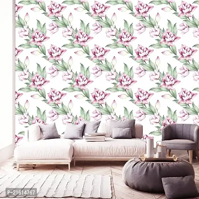 DeCorner - Self Adhesive Wallpaper for Walls (Basant Tulip) Extra Large Size (300x40) Cm Wall Stickers for Bedroom | Wall Stickers for Living Room | Wall Stickers for Kitchen | Pack of-1-thumb3