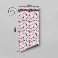 Self Adhesive Wallpapers (SprayFlower) Wall Stickers Extra Large (300x40cm) for Bedroom | Livingroom | Kitchen | Hall Etc-thumb1