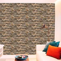 DeCorner - Self Adhesive Wallpaper for Walls (StripBrick) Extra Large Size (300x40) Cm Wall Stickers for Bedroom | Wall Stickers for Living Room | Wall Stickers for Kitchen | Pack of-1-thumb2