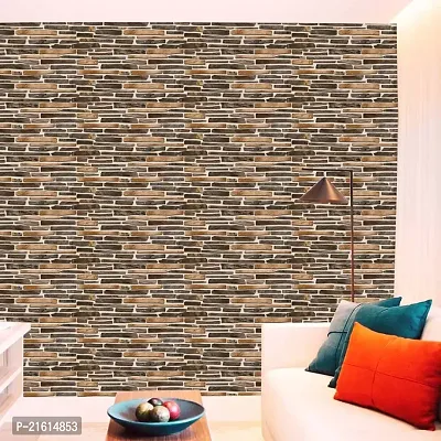 DeCorner - Self Adhesive Wallpaper for Walls (StripBrick) Extra Large Size (300x40) Cm Wall Stickers for Bedroom | Wall Stickers for Living Room | Wall Stickers for Kitchen | Pack of-1-thumb3