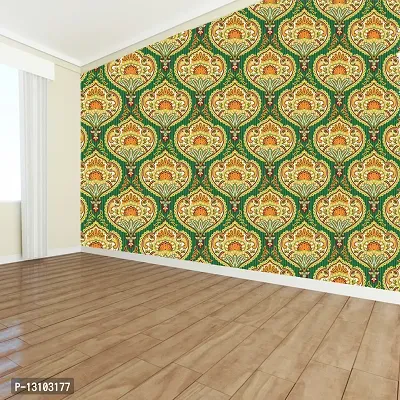 WALLWEAR - Self Adhesive Wallpaper For Walls And Wall Sticker For Home D&eacute;cor (JaipurTextureYellow) Extra Large Size (300x40cm) 3D Wall Papers For Bedroom, Livingroom, Kitchen, Hall, Office Etc Decorations-thumb4