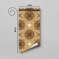 Self Adhesive Wallpapers (GoldenDesign) Wall Stickers Extra Large (300x40cm) for Bedroom | Livingroom | Kitchen | Hall Etc-thumb1