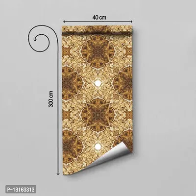 Self Adhesive Wallpapers (GoldenDesign) Wall Stickers Extra Large (300x40cm) for Bedroom | Livingroom | Kitchen | Hall Etc-thumb2