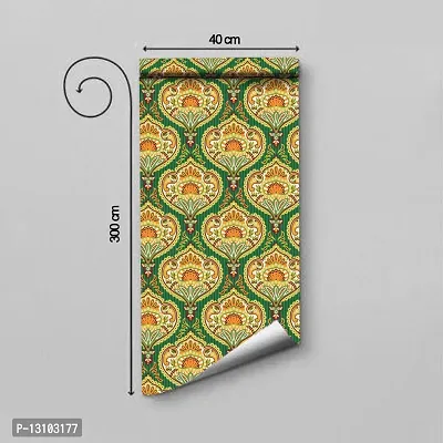 WALLWEAR - Self Adhesive Wallpaper For Walls And Wall Sticker For Home D&eacute;cor (JaipurTextureYellow) Extra Large Size (300x40cm) 3D Wall Papers For Bedroom, Livingroom, Kitchen, Hall, Office Etc Decorations-thumb2