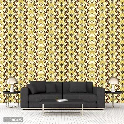 WALLWEAR - Self Adhesive Wallpaper For Walls And Wall Sticker For Home D&eacute;cor (YellowButterfly) Extra Large Size (300x40cm) 3D Wall Papers For Bedroom, Livingroom, Kitchen, Hall, Office Etc Decorations-thumb4