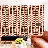 DeCorner - Self Adhesive Wallpaper for Walls (FlameLeaf) Extra Large Size (300x40) Cm Wall Stickers for Bedroom | Wall Stickers for Living Room | Wall Stickers for Kitchen | Pack of-1-thumb3