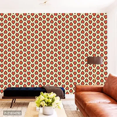 DeCorner - Self Adhesive Wallpaper for Walls (FlameLeaf) Extra Large Size (300x40) Cm Wall Stickers for Bedroom | Wall Stickers for Living Room | Wall Stickers for Kitchen | Pack of-1-thumb4