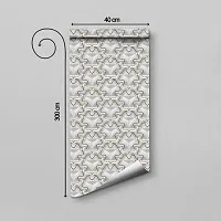 DeCorner - Self Adhesive Wallpaper for Walls (BayGrey) Extra Large Size (300x40) Cm Wall Stickers for Bedroom | Wall Stickers for Living Room | Wall Stickers for Kitchen | Pack of-1-thumb1