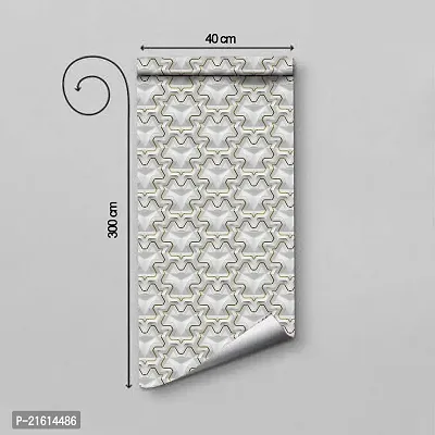 DeCorner - Self Adhesive Wallpaper for Walls (BayGrey) Extra Large Size (300x40) Cm Wall Stickers for Bedroom | Wall Stickers for Living Room | Wall Stickers for Kitchen | Pack of-1-thumb2