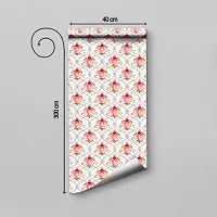 Self Adhesive Wallpapers (AnaarFlower) Wall Stickers Extra Large (300x40cm) for Bedroom | Livingroom | Kitchen | Hall Etc-thumb1