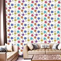 DeCorner - Self Adhesive Wallpaper for Walls (PachrangaFlower) Extra Large Size (300x40) Cm Wall Stickers for Bedroom | Wall Stickers for Living Room | Wall Stickers for Kitchen | Pack of-1-thumb4