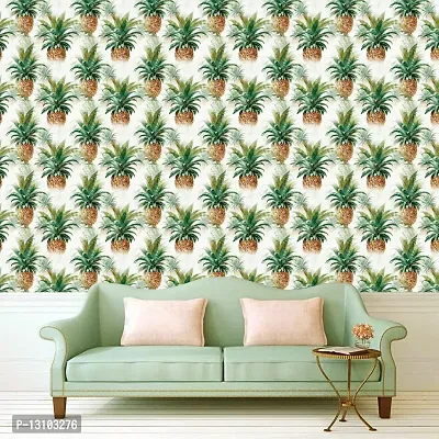 WALLWEAR - Self Adhesive Wallpaper For Walls And Wall Sticker For Home D&eacute;cor (Pineapple) Extra Large Size (300x40cm) 3D Wall Papers For Bedroom, Livingroom, Kitchen, Hall, Office Etc Decorations-thumb4