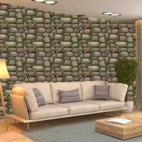 Self Adhesive Wallpapers (RiverStone) Wall Stickers Extra Large (300x40cm) for Bedroom | Livingroom | Kitchen | Hall Etc-thumb3