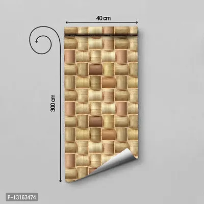 Self Adhesive Wallpapers (PlyPiece) Wall Stickers Extra Large (300x40cm) for Bedroom | Livingroom | Kitchen | Hall Etc-thumb2