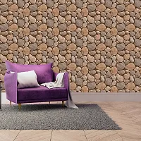 WALLWEAR - Self Adhesive Wallpaper For Walls And Wall Sticker For Home D&eacute;cor (CaveStone) Extra Large Size (300x40cm) 3D Wall Papers For Bedroom, Livingroom, Kitchen, Hall, Office Etc Decorations-thumb2