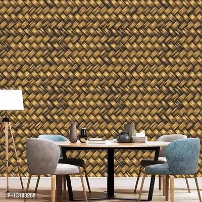 WALLWEAR - Self Adhesive Wallpaper For Walls And Wall Sticker For Home D&eacute;cor (PuraniChatai) Extra Large Size (300x40cm) 3D Wall Papers For Bedroom, Livingroom, Kitchen, Hall, Office Etc Decorations-thumb4