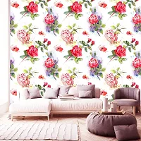 DeCorner - Self Adhesive Wallpaper for Walls (Beautiful Rose) Extra Large Size (300x40) Cm Wall Stickers for Bedroom | Wall Stickers for Living Room | Wall Stickers for Kitchen | Pack of-1-thumb2