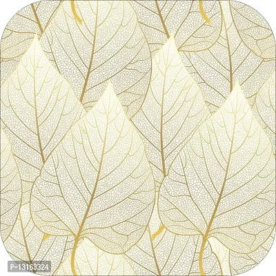 Self Adhesive Wallpapers (GoldenPipleLeaf) Wall Stickers Extra Large (300x40cm) for Bedroom | Livingroom | Kitchen | Hall Etc