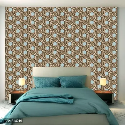 DeCorner - Self Adhesive Wallpaper for Walls (WoodBiding) Extra Large Size (300x40) Cm Wall Stickers for Bedroom | Wall Stickers for Living Room | Wall Stickers for Kitchen | Pack of-1-thumb4