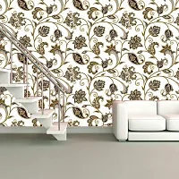 DeCorner - Self Adhesive Wallpaper for Walls (BrownBail) Extra Large Size (300x40) Cm Wall Stickers for Bedroom | Wall Stickers for Living Room | Wall Stickers for Kitchen | Pack of-1-thumb2