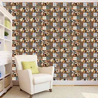 WALLWEAR - Self Adhesive Wallpaper For Walls And Wall Sticker For Home D&eacute;cor (BlackTea) Extra Large Size (300x40cm) 3D Wall Papers For Bedroom, Livingroom, Kitchen, Hall, Office Etc Decorations-thumb3