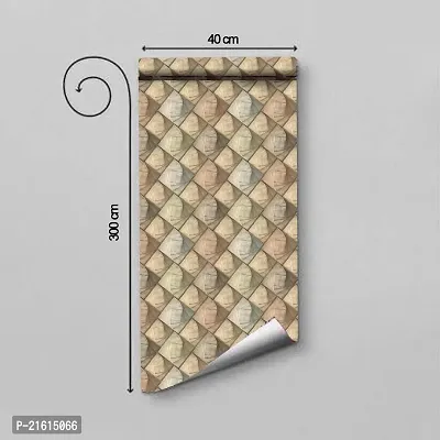 DeCorner - Self Adhesive Wallpaper for Walls (SquarePeSquare) Extra Large Size (300x40) Cm Wall Stickers for Bedroom | Wall Stickers for Living Room | Wall Stickers for Kitchen | Pack of-1-thumb2