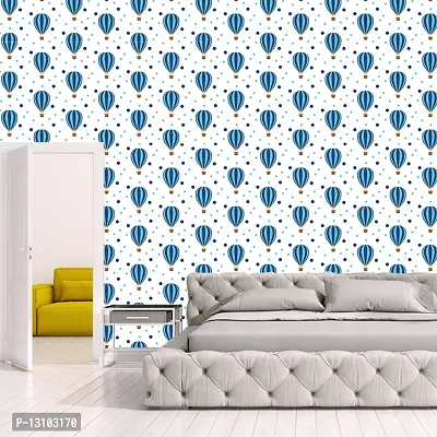 WALLWEAR - Self Adhesive Wallpaper For Walls And Wall Sticker For Home D&eacute;cor (HotAirBaloon) Extra Large Size (300x40cm) 3D Wall Papers For Bedroom, Livingroom, Kitchen, Hall, Office Etc Decorations-thumb4