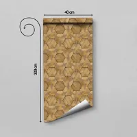 WALLWEAR - Self Adhesive Wallpaper For Walls And Wall Sticker For Home D&eacute;cor (ClipHexagun) Extra Large Size (300x40cm) 3D Wall Papers For Bedroom, Livingroom, Kitchen, Hall, Office Etc Decorations-thumb1