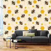 DeCorner - Self Adhesive Wallpaper for Walls (MadhuMakkhi) Extra Large Size (300x40) Cm Wall Stickers for Bedroom | Wall Stickers for Living Room | Wall Stickers for Kitchen | Pack of-1-thumb3