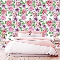 DeCorner - Self Adhesive Wallpaper for Walls (Garden Gulab) Extra Large Size (300x40) Cm Wall Stickers for Bedroom | Wall Stickers for Living Room | Wall Stickers for Kitchen | Pack of-1-thumb4