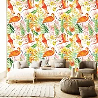 DeCorner - Self Adhesive Wallpaper for Walls (Flamingo) Extra Large Size (300x40) Cm Wall Stickers for Bedroom | Wall Stickers for Living Room | Wall Stickers for Kitchen | Pack of-1-thumb3