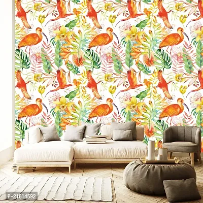 DeCorner - Self Adhesive Wallpaper for Walls (Flamingo) Extra Large Size (300x40) Cm Wall Stickers for Bedroom | Wall Stickers for Living Room | Wall Stickers for Kitchen | Pack of-1-thumb4