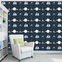 DeCorner - Self Adhesive Wallpaper for Walls (NightPanda) Extra Large Size (300x40) Cm Wall Stickers for Bedroom | Wall Stickers for Living Room | Wall Stickers for Kitchen | Pack of-1-thumb1