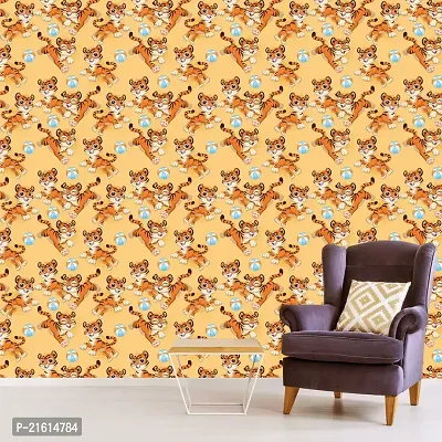 DeCorner - Self Adhesive Wallpaper for Walls (BabyTiger) Extra Large Size (300x40) Cm Wall Stickers for Bedroom | Wall Stickers for Living Room | Wall Stickers for Kitchen | Pack of-1-thumb4