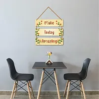 DeCorner Decorative Wooden Printed all Hanger | Wall Decor for Living Room | Wall Hangings for Home Decoration | Bedroom Wall Decor | Wooden Wall Hangings Home.(Make Today Amazing)-thumb4