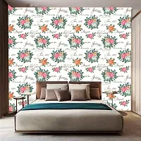 DeCorner - Self Adhesive Wallpaper for Walls (GreetingFlower) Extra Large Size (300x40) Cm Wall Stickers for Bedroom | Wall Stickers for Living Room | Wall Stickers for Kitchen | Pack of-1-thumb4