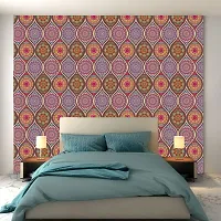 DeCorner - Self Adhesive Wallpaper for Walls (RangoliWall) Extra Large Size (300x40) Cm Wall Stickers for Bedroom | Wall Stickers for Living Room | Wall Stickers for Kitchen | Pack of-1-thumb4
