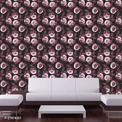 DeCorner - Self Adhesive Wallpaper for Walls (WineLeafFlower) Extra Large Size (300x40) Cm Wall Stickers for Bedroom | Wall Stickers for Living Room | Wall Stickers for Kitchen | Pack of-1-thumb4