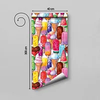 DeCorner - Self Adhesive Wallpaper for Walls (Kulfi) Extra Large Size (300x40) Cm Wall Stickers for Bedroom | Wall Stickers for Living Room | Wall Stickers for Kitchen | Pack of-1-thumb2